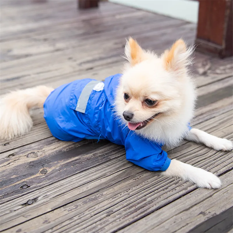 

Dog Raincoat Reflective Pet Clothes Waterproof for Summer Jumpsuit Jacket Yorkie Poodle Bichon Pomeranian Schnauzer Corgi Coat