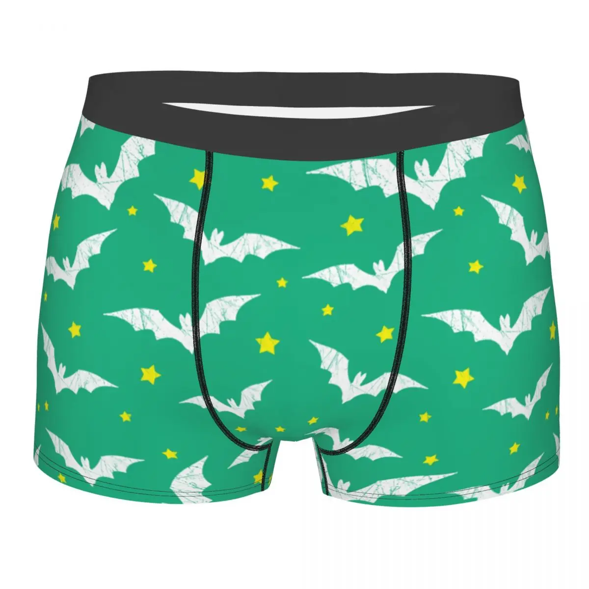 

Fashion Creepy Bats Boxers Shorts Underpants Male Stretch Halloween Goth Occult Witch Briefs Underwear