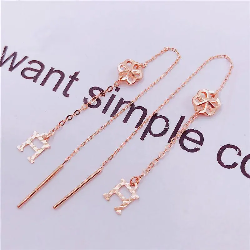 Элегантные женские висячие серьги с камнями кубического циркония. Классические