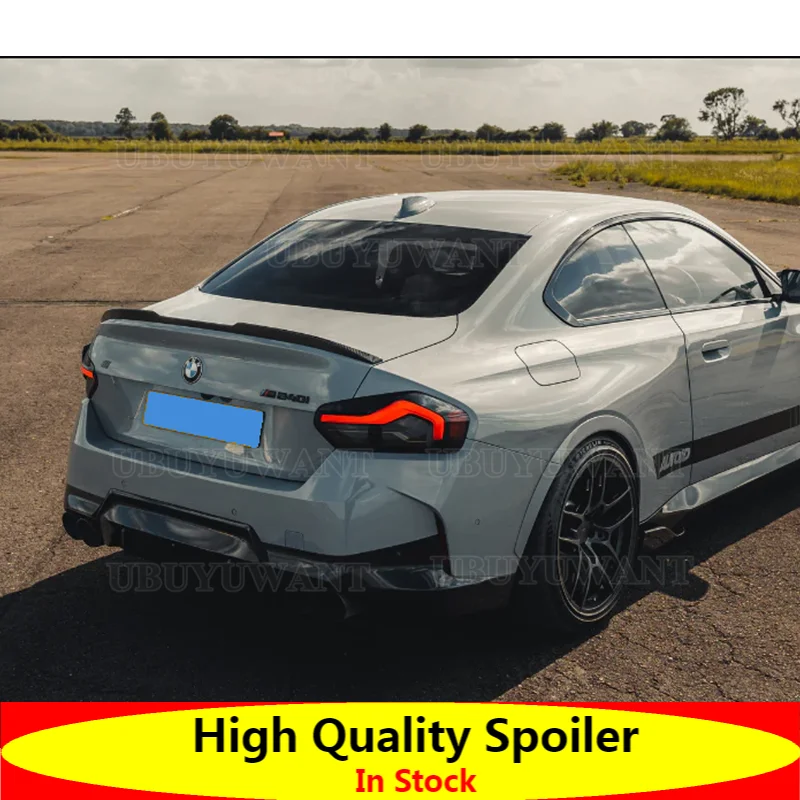 

Стайлинг автомобиля для BMW 4 серии G26 Gran Coupe 2022 + высококачественный материал из углеродного волокна задний Багажник крыло задний спойлер