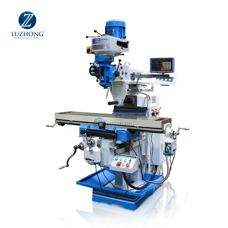 

High precision variable speed metal turret milling machine 4HW 5HW 3 axis metal milling