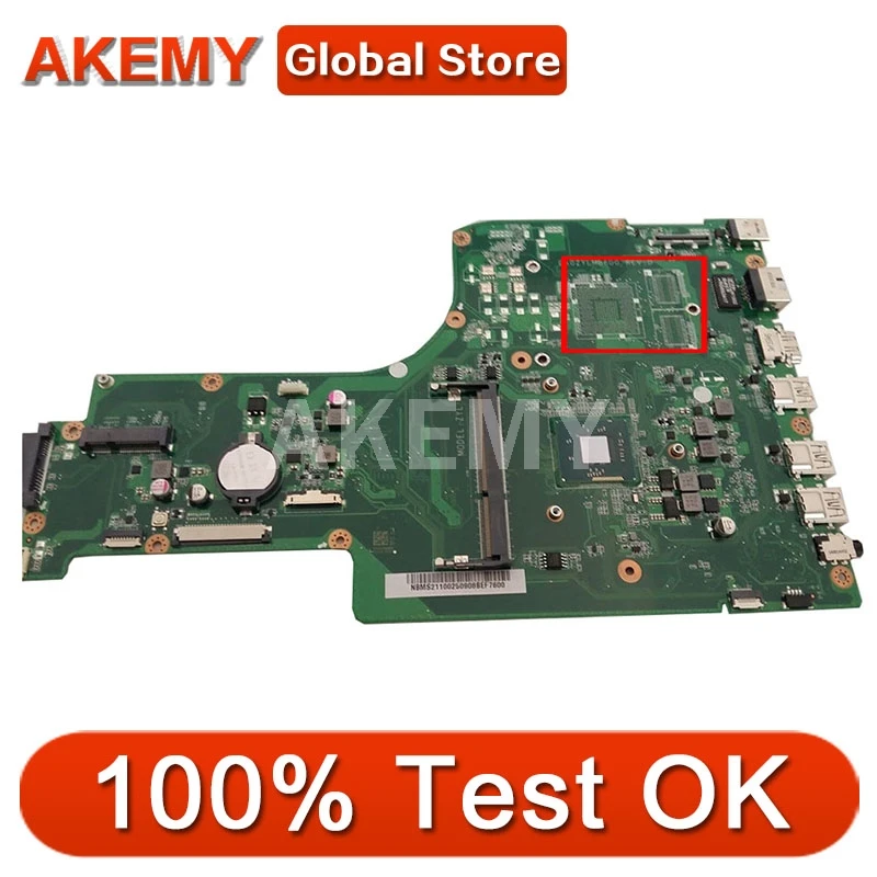

Akemy DA0ZYLMB6C0 DAZYLBMB6E0 REV C NBMS211002 NB. MS211.002 per acer aspire ES1-711 Scheda Madre CPU