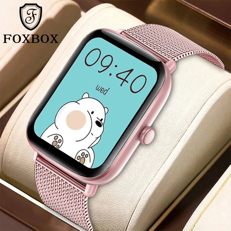 Смарт-часы FOXBOX 2022 женские спортивные водонепроницаемые с браслетом |