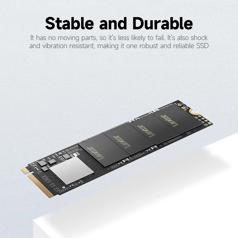 Lexar NM610 1TB M.2 NVMe SSD Internal Solid State Drive PCIe3.0 4-channel NVMe1.3 High-speed Standard up to 2100MB/s Read Speed |