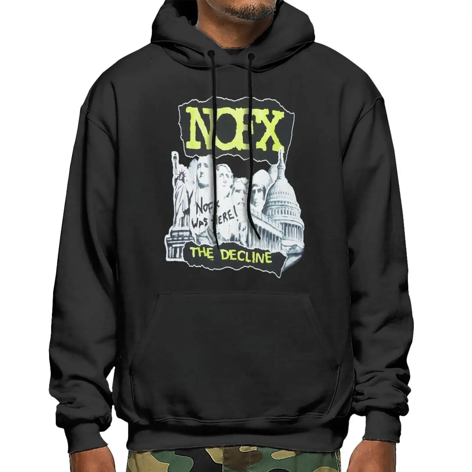 

Nofx The Decline Band Tmask Hoodies Japanese Streetwear Sportswear Women Hooded Sweater Men's Top Shirt Sweats Man Sweatshirts