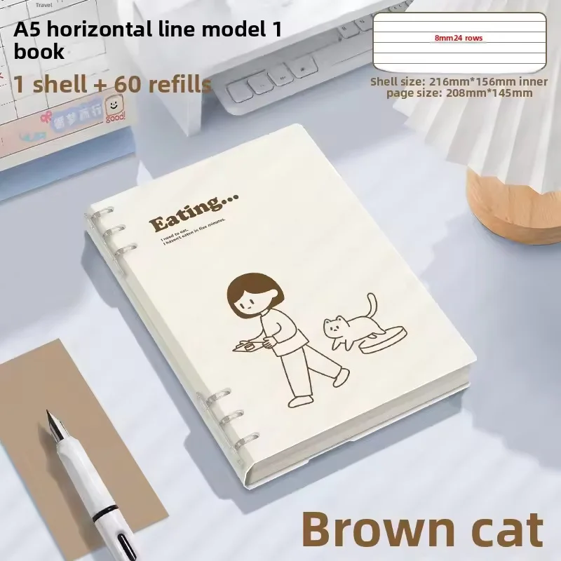 

Блокнот А5/В5 с отрывными листами, рисунки щенков, панд, динозавров