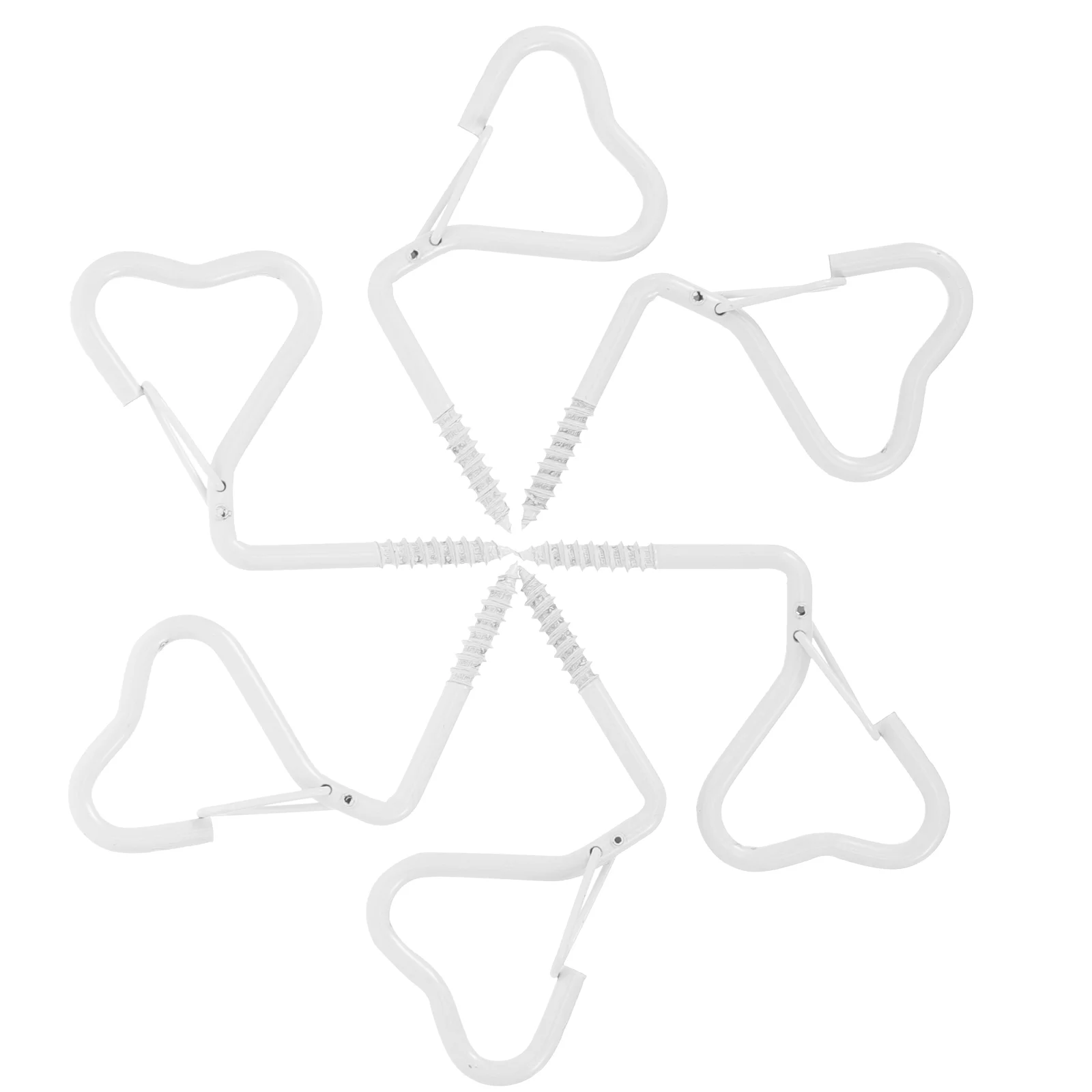 10 шт. подвесная корзина для цветов крючок винт стена потолок Q-образные крючки