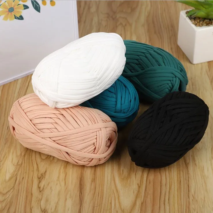 

Cotton Thick Knit Cloth Yarn DIY Soft Weaving Carpets Bags Creative Hand-knit Gift 100g Sewing & Knitting Supplies