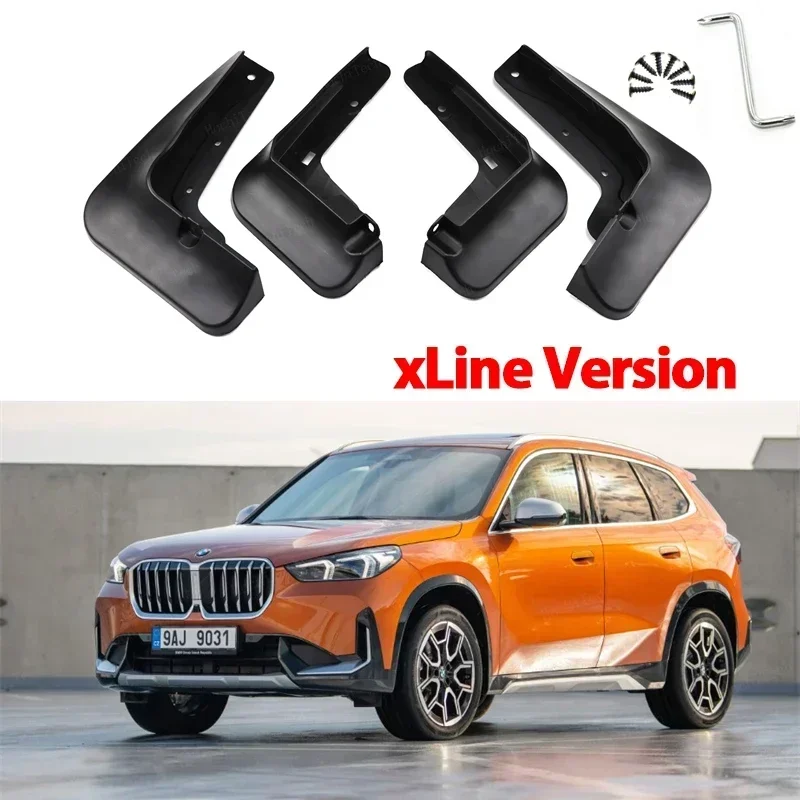 

BMW X1 IX1 U11 m35I M Sport xLine 2022-2024 Передние И Задние Брызговики Автомобиля Черная Прочная Защита
