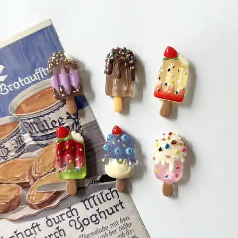 Магниты на холодильник "Мороженое", 6 шт