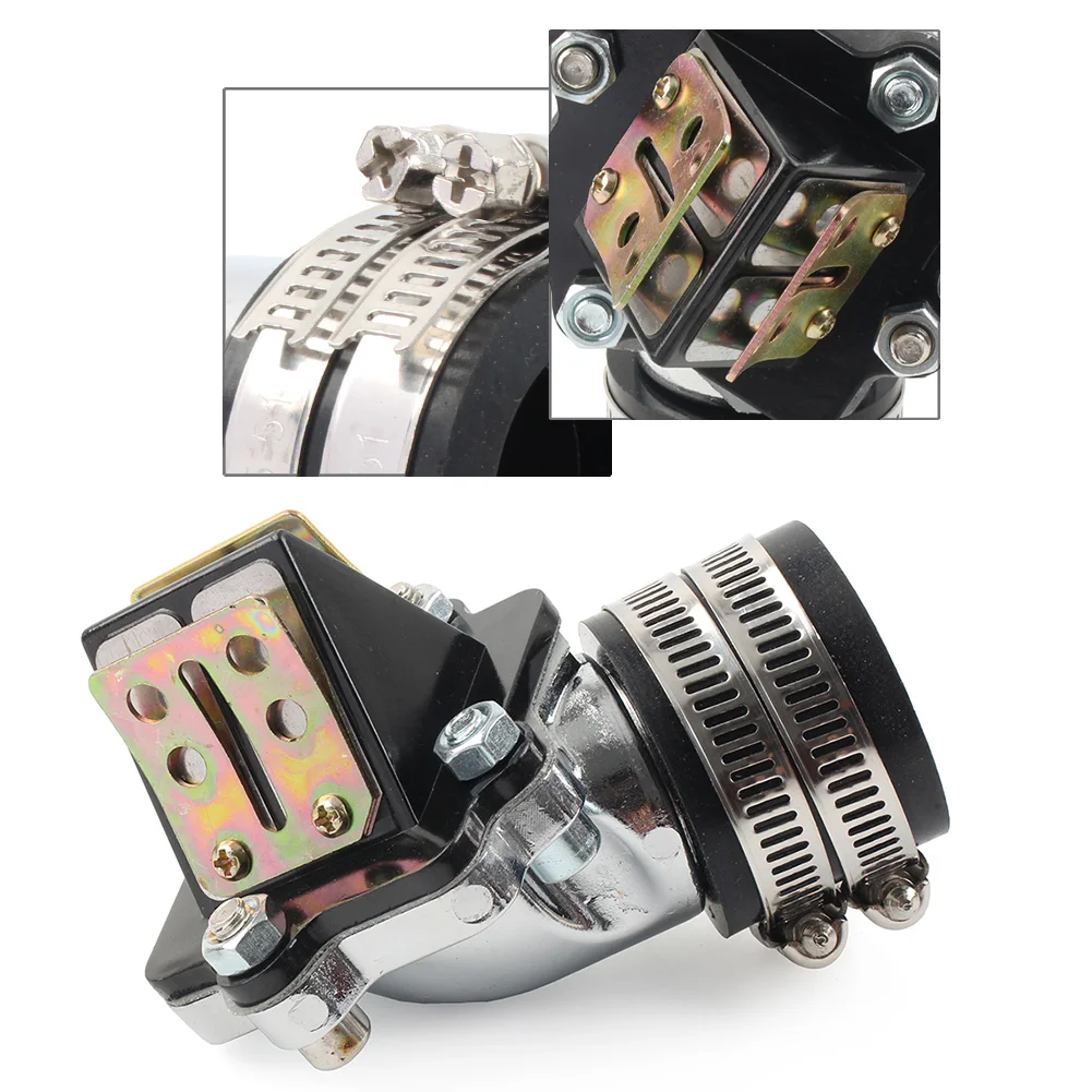 Motorcycle Intake Carburetor Interface For 50cc 90cc 2 Stroke Scooters Yamaha JOG50/90