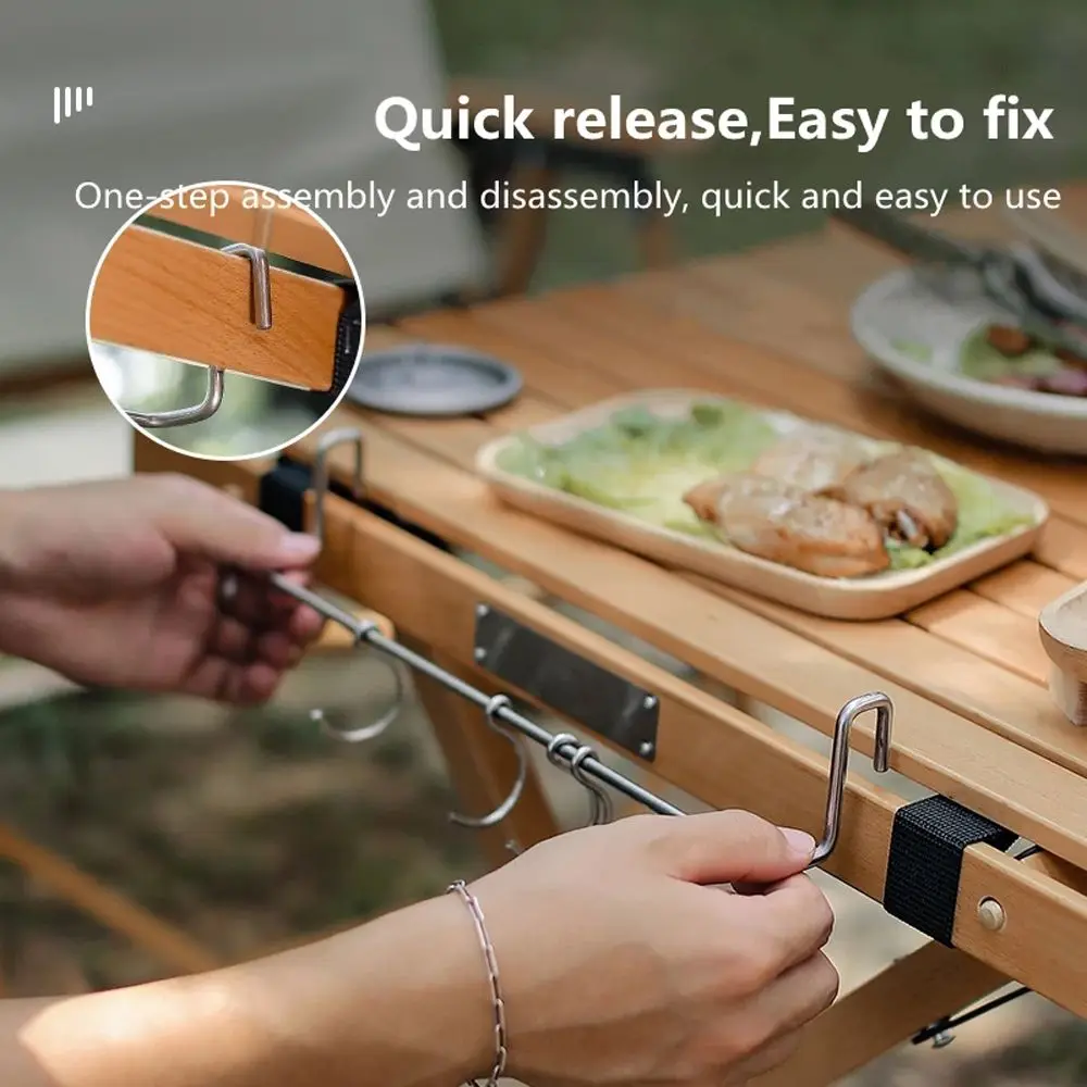 

Outdoor Tools Outdoor Camping S Hook Desktop Finishing Table Hang Rack Hang Rack Table Storage Rack Picnic Storage Rack