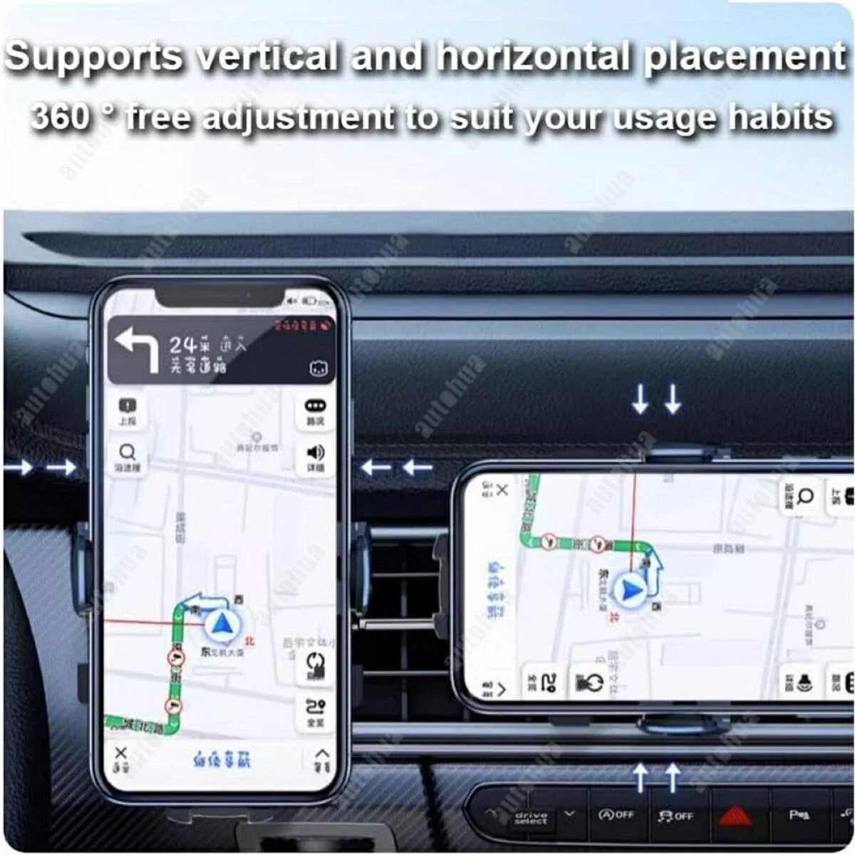 Фото Держатель для телефона в автомобиль, кронштейн для GPS, крепление на приборную панель для iPhone и всех мобильных телефонов, для MINI Cooper 2007-2013 гг. №4