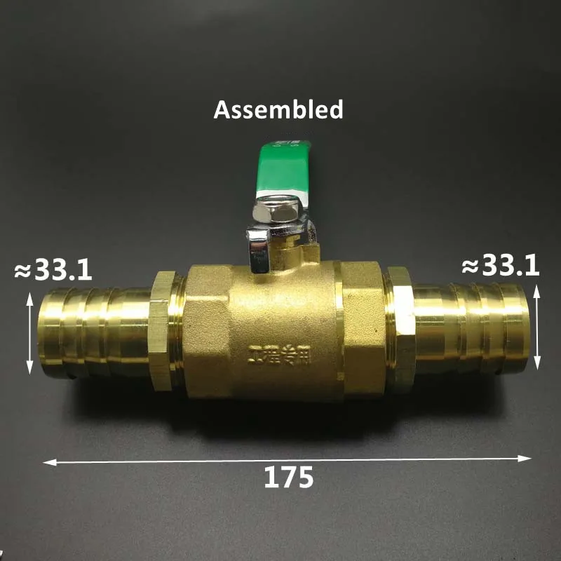 4/6/8/10/12/14/16/19/25/32/40/50 мм шланговый штуцер с красной ручкой линейный латунный шаровой