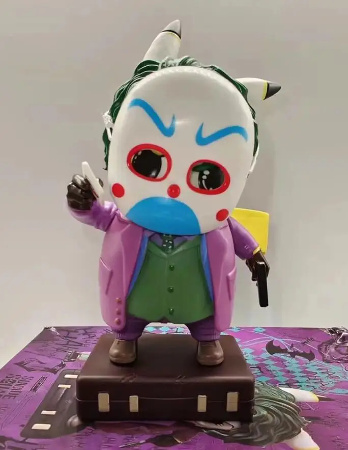 Милый Пикачу как косплей Джокер экшн-Фигурки игрушки |