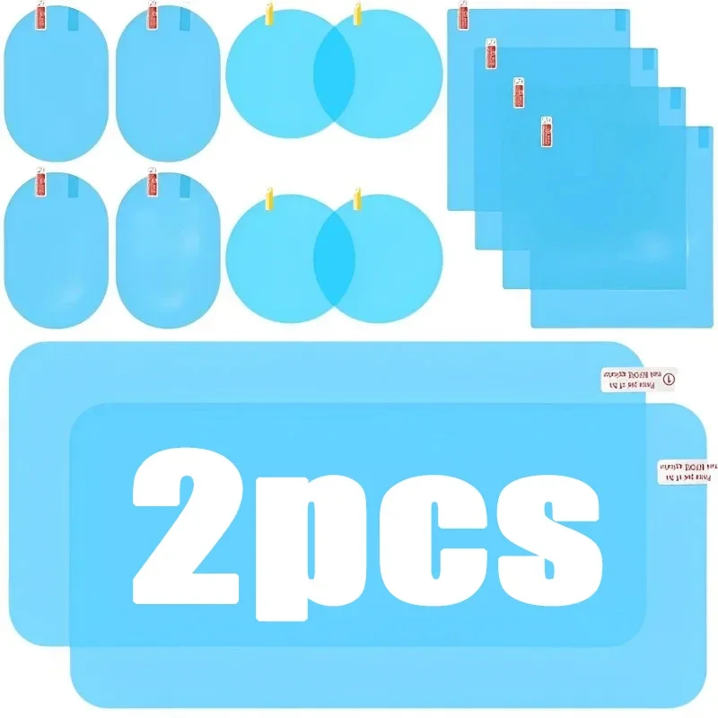 Защитная пленка для зеркала заднего вида автомобиля наклейка на боковые окна