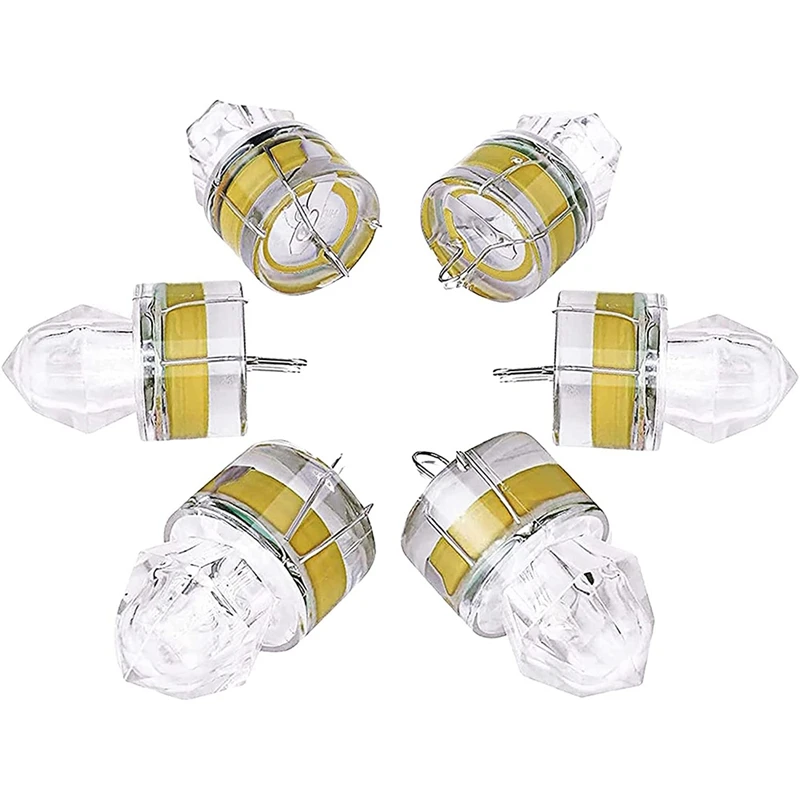 

Горячее предложение-6 упаковок глубокий светильник, красочный мигающий стробоскоп светодиодный рыболовный светильник s, водонепроницаемый...