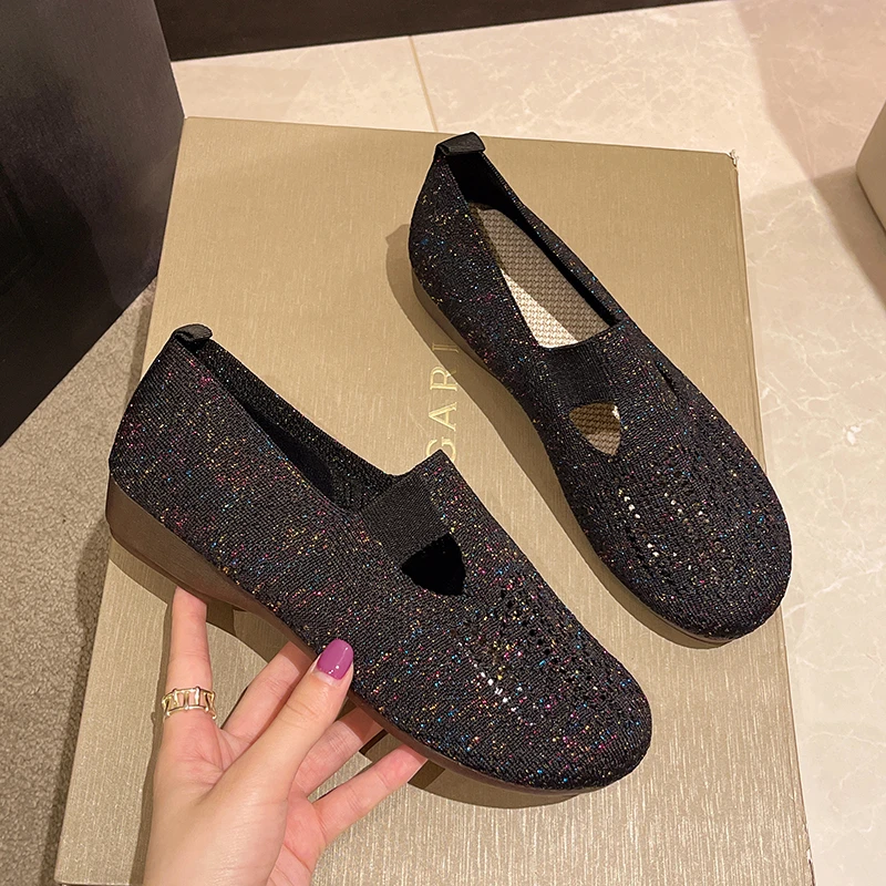 Summer Women Shoes Lady hand made Flats Sneakers Breathable Lightweight Women Flat Shoes Manual Woven Shallow Women Casual Shoes