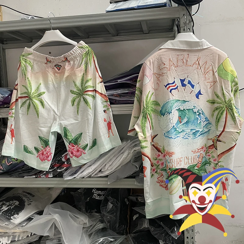 

Новые Гавайские рубашки для мужчин и женщин с рисунком кокосового дерева и морской волны