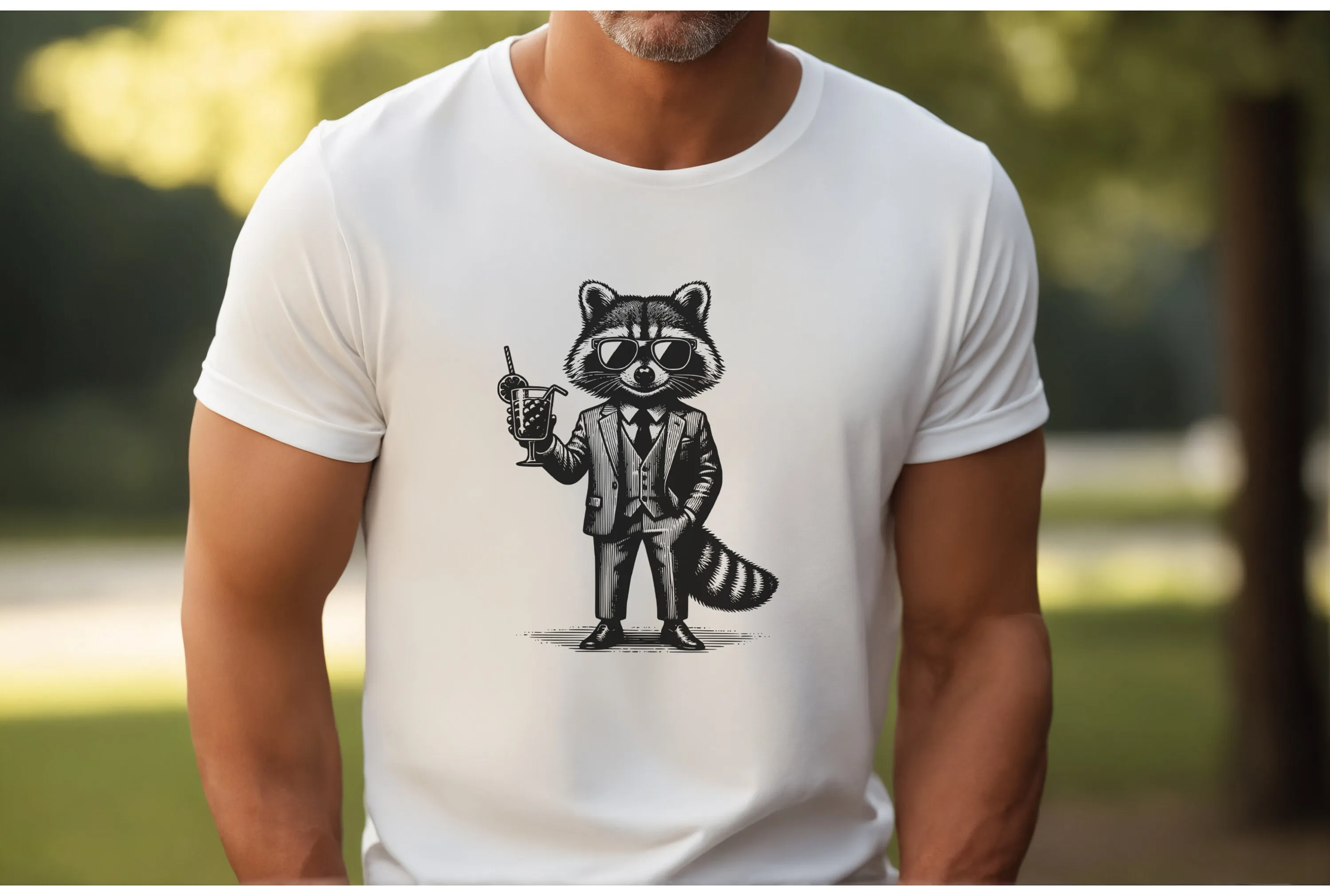Забавная футболка с изображением енота для ветеринара борьбы вредителями