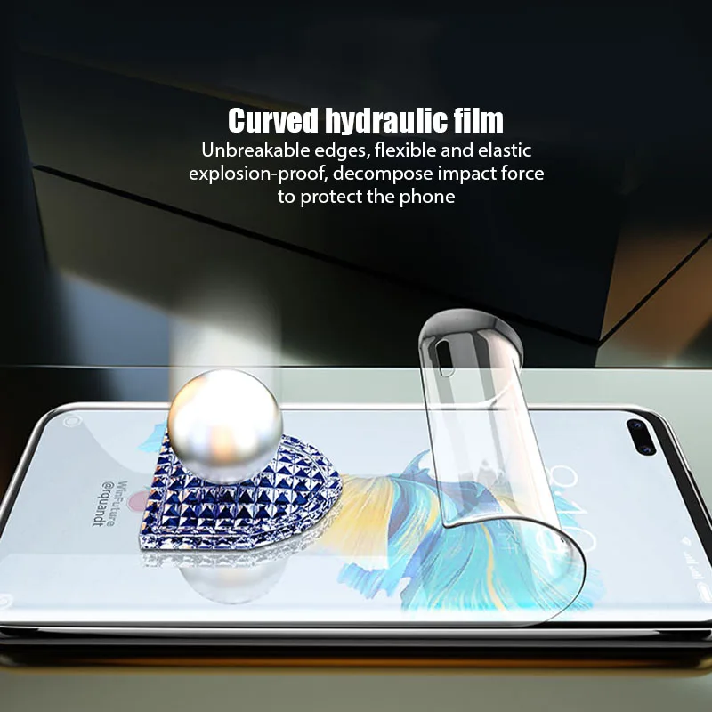 4pcs hydrogel film for huawei p50 p40 p30 lite pro 5g screen protector for huawei mate 40 30 20 pro lite pro films free global shipping