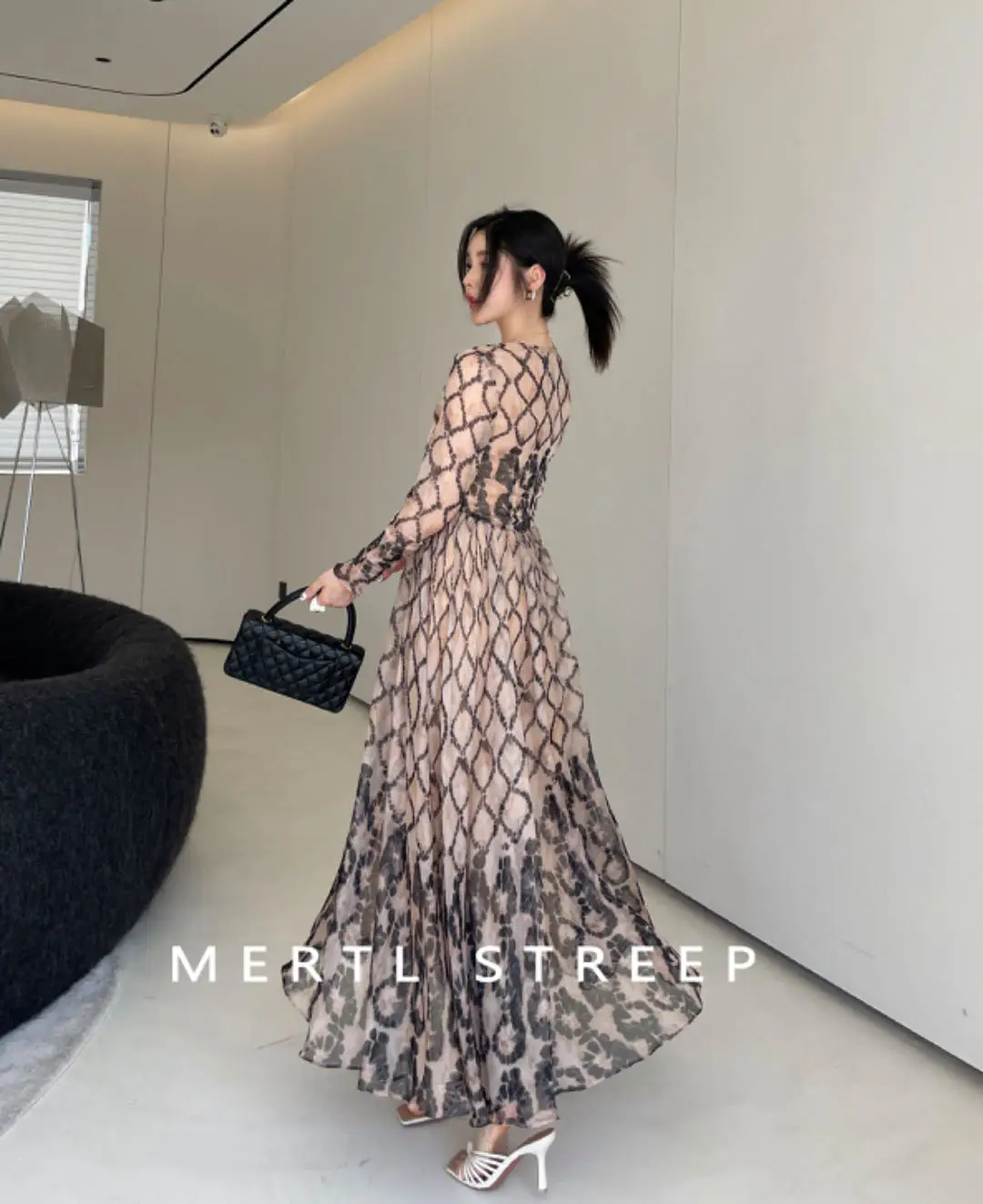 Летний легкий богемный цвет из чистого шелка