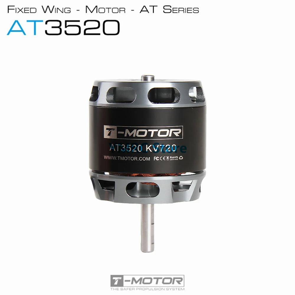 T-MOTOR AT3520 длинный вал KV550 KV720 KV850 бесщеточный двигатель для радиоуправляемых дронов дальнего радиуса действия с фиксированным крылом VTOL UAV