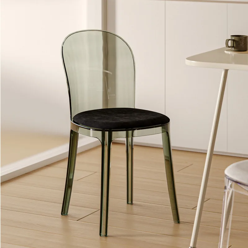 Creative Designer Transparent Chair Ins Back Book Desk And C