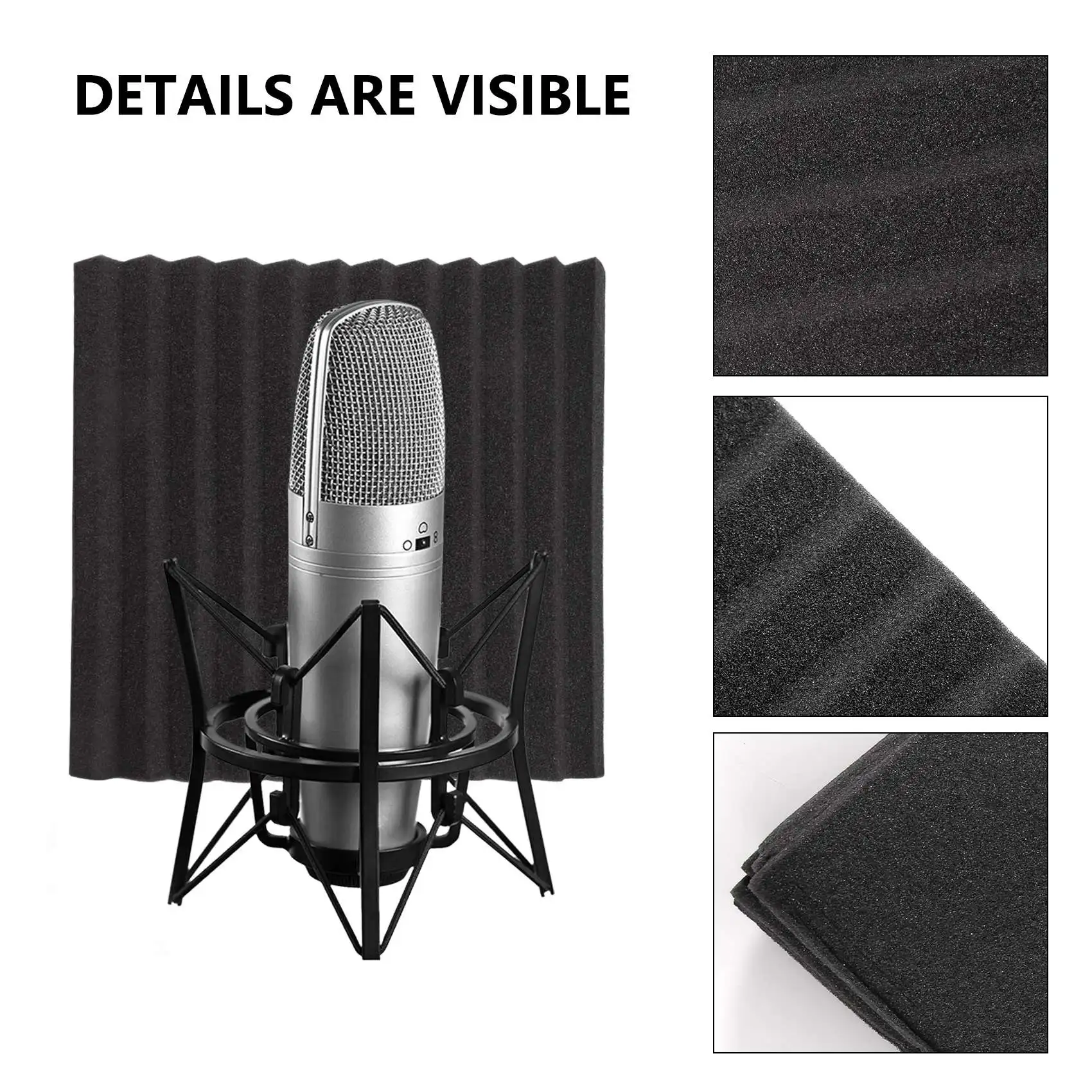 12 шт. звукоизоляционные панели 2 5x30x30 см