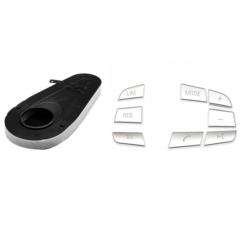 

Car Air Filter for BMW 5/7 Series with 7Pcs Car Steering Wheel Button Switch Cover Trim Stickers