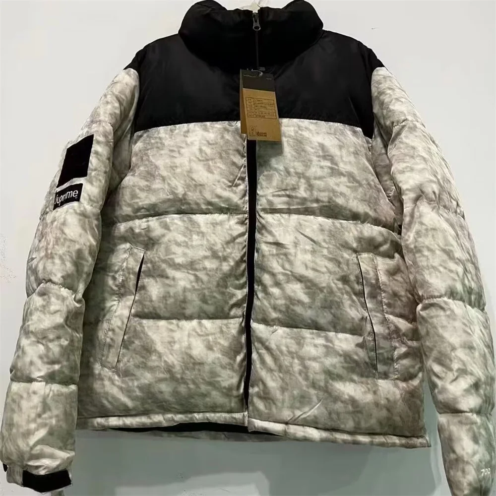 

1996 American version of down padded jacket thickened warm tide brand detail embroidery men and women with couple clothing