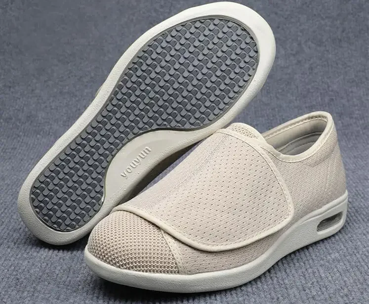 

Luxury Male Women's Shoes Summer Mesh Widening Walking Casual Shoes Comfort Breathable Mother Shoes Brand Female Flat Shoes