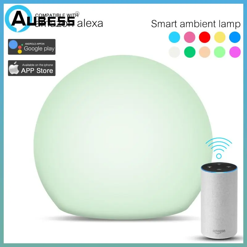 

Водонепроницаемый портативный светильник с сенсорным управлением, работа с Alexa Google Assistant