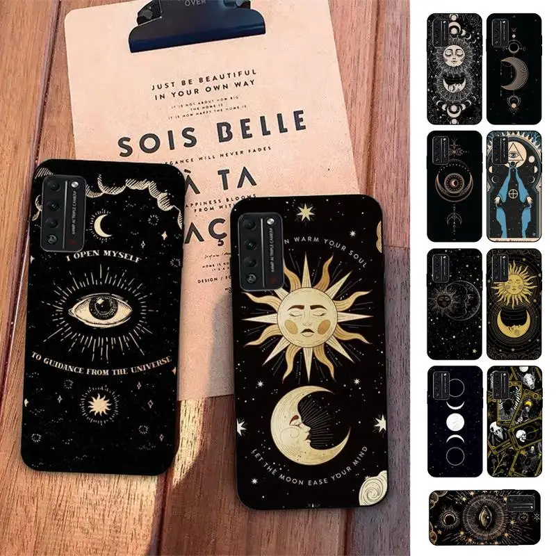

Witches moon Tarot Mystery Totem Phone Case for Huawei Honor 10 i 8X C 5A 20 9 10 30 lite pro Voew 10 20 V30