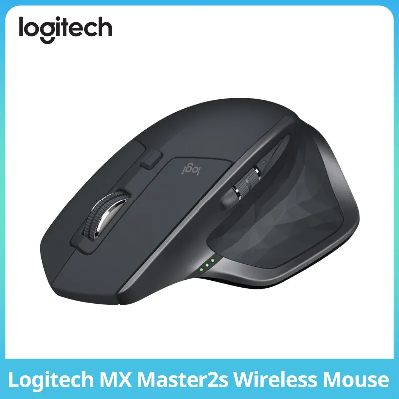 Logitech MX Master2s Wireless Bluetooth Mouse for Office iPad Laptop Desktop Computer Rechargeable Model