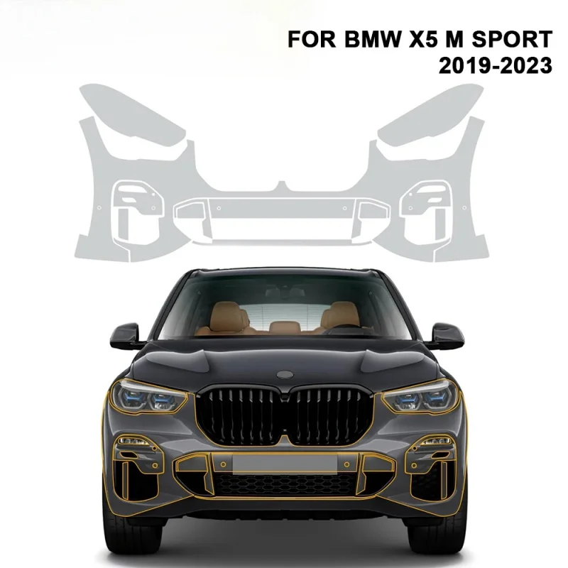 Tpu ochronna do BMW X5 G05 M Sport 2019-2023 przednie tylne reflektory bagażnika samonaprawiająca niewidoczna przezroczysta naklejka na karoserię