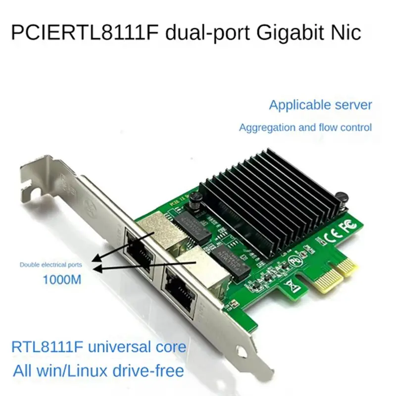 Магазин Cmpt And Acce предлагает аксессуары для ПК: двухпортовый контроллер Gigabit Ethernet RJ-45 1000 Мбитс PCI-Express X 4. (art.: 3920da0524e33) - 3920da0524e33