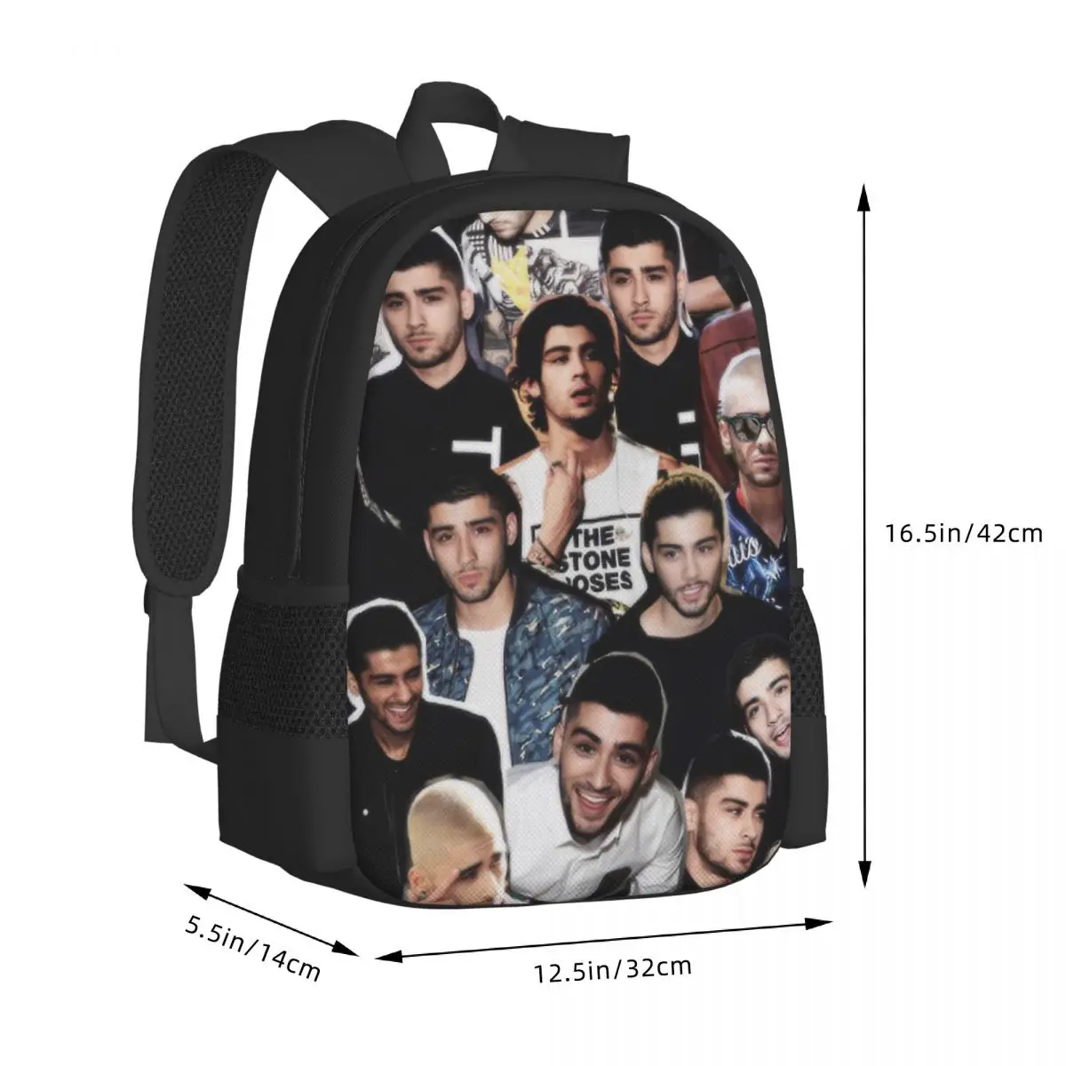 ZaynMalik Collage Backpack for Girls Boys Travel RucksackBackpacks for Teenage school bag