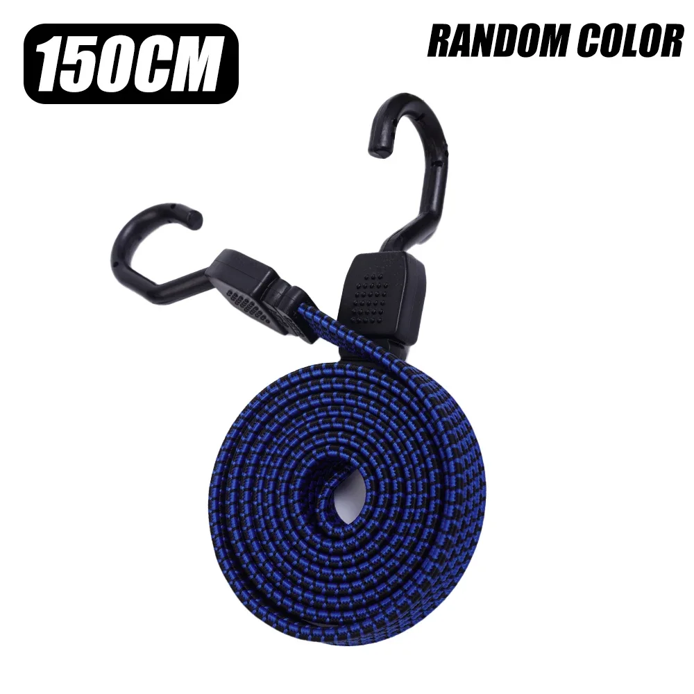 

Эластичные шнуры для банджи с крючком, сверхмощный ремень для банджи для багажа, противоскользящая плоская эластичная веревка для мотоциклов, велосипедов, Movin