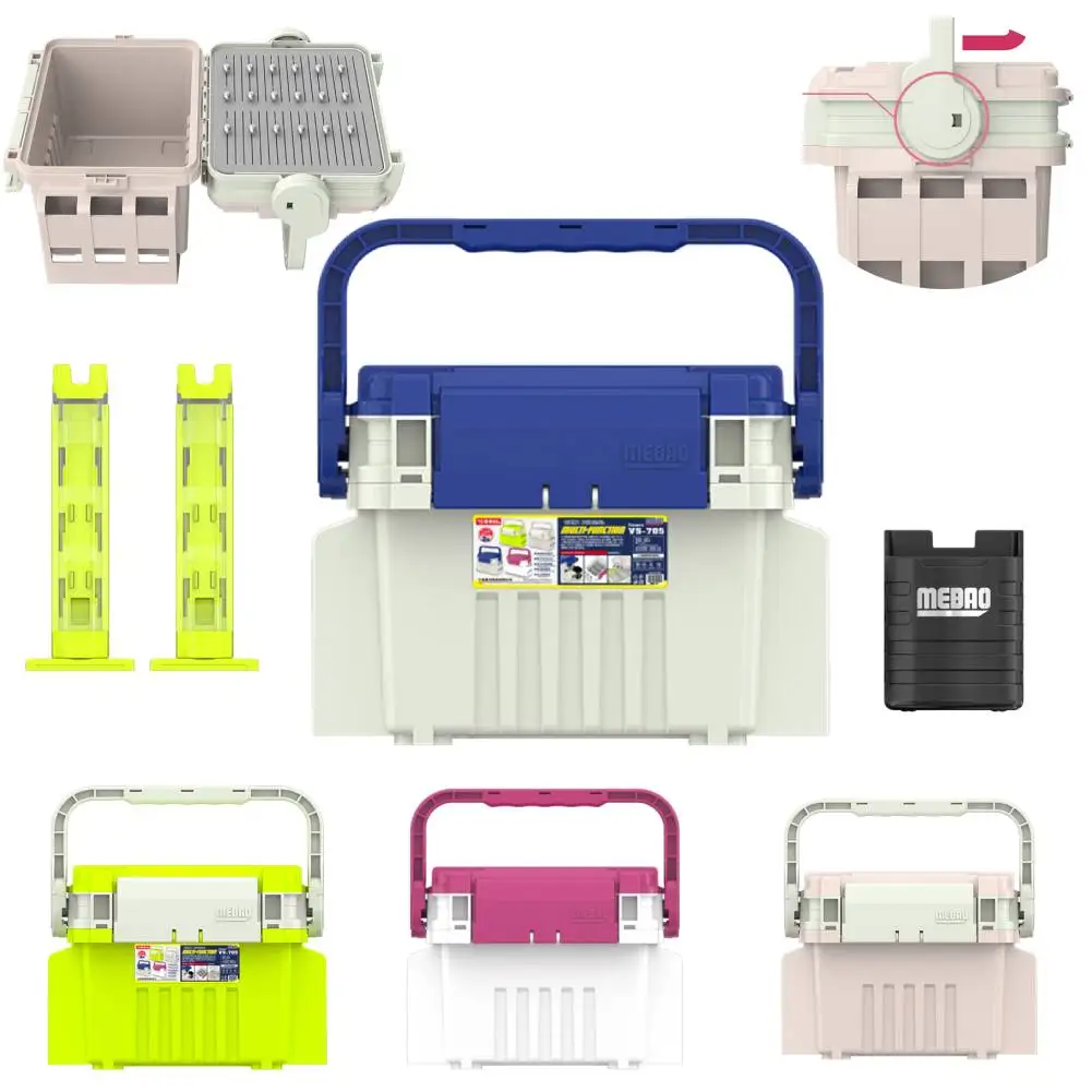 

Fishing box Large Capacity Fishing Tackle Box Portable Fishing Lures Hooks Box Durable Anti Slip Grip Fishing Accessories