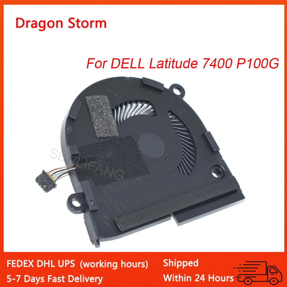Новый вентилятор охлаждения процессора ноутбука Dell Latitude 14 7400 P100G DC05V 0.50A 4Pin 0HCYN0 NS65C12 EG50040S1-CF10-S9A DC28000NFSL