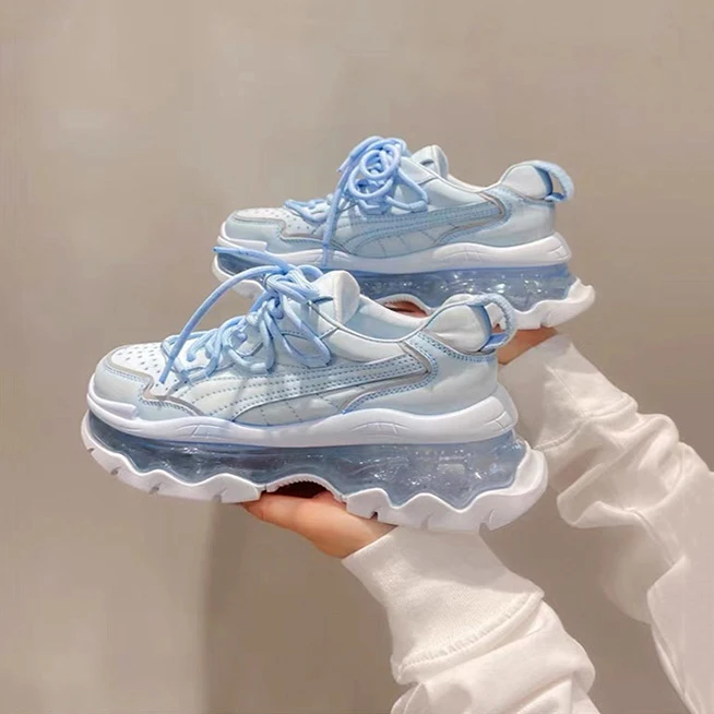 

Women's Running Dad Shoes 2022 New Casual Air Cushion Platform Women Sneakers Fashion Lightweight Shoes for Women Sports Shoes