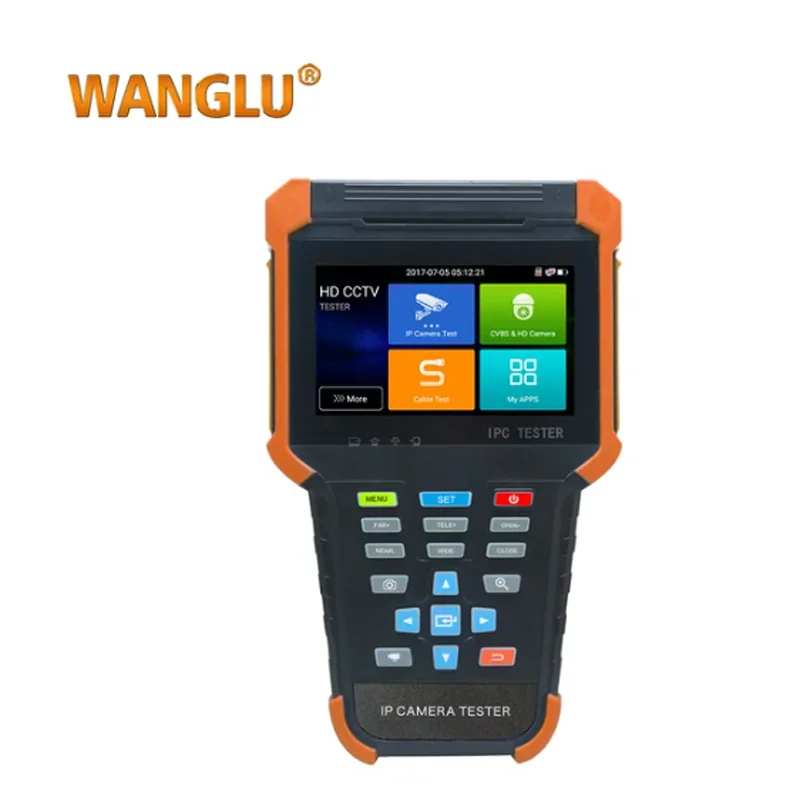 Портативный 4-дюймовый сенсорный экран X4-ADHS для видеонаблюдения 8 МП AHD/8 CVI/8 TVI/8 EX-SDI