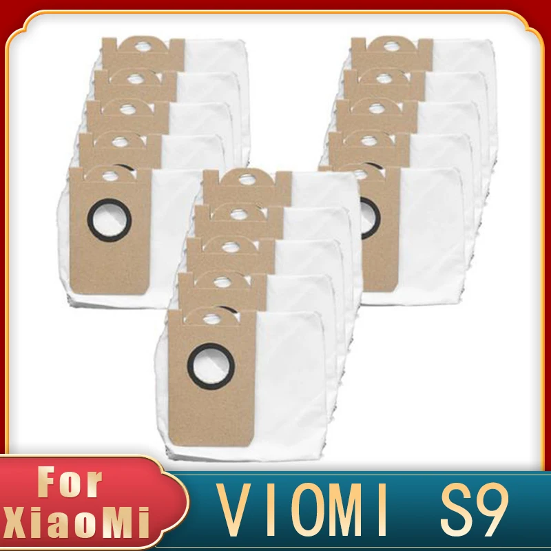 

Top Deals 15 Pcs Replacement Dust Bags Collection Trash Bag Accessories For XIAOMI VIOMI S9 Robot Vacuum Cleaner Appliances Part