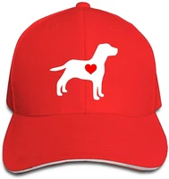 unisex labrador retriever heart 1 snapback hat adjustable peaked sandwich cap