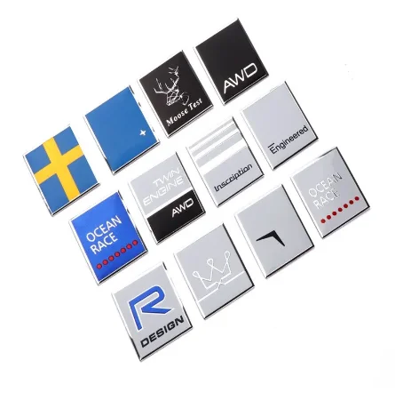 

3D Aluminum Alloy Sweden National Flag Emblem Badge Car Sticker Motorcycle Decal S60L Decoration For Volvo V70 XC60 S60 V60 V40