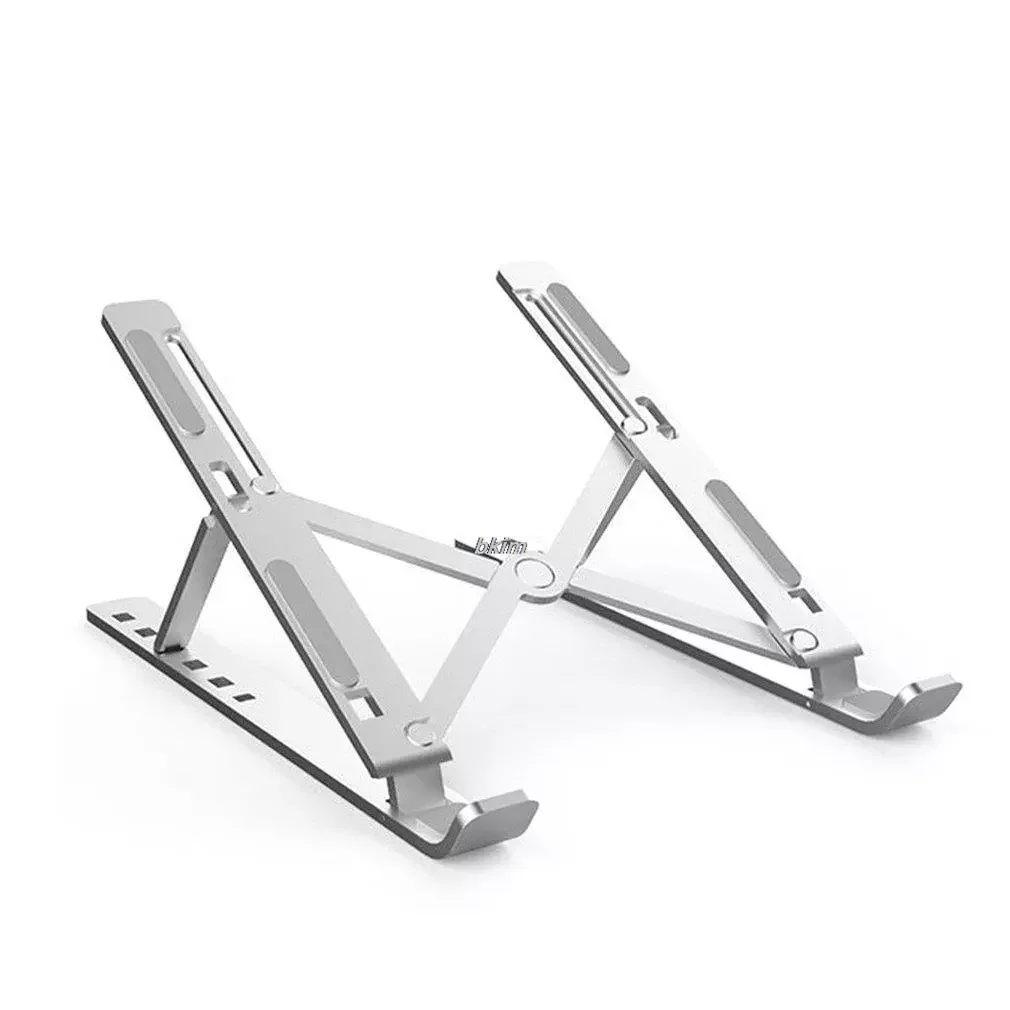 

Aluminum Alloy Adjustable Laptop Stand Folding Portable for Notebook MacBook Computer Bracket Lifting Cooling Holder Non-slip