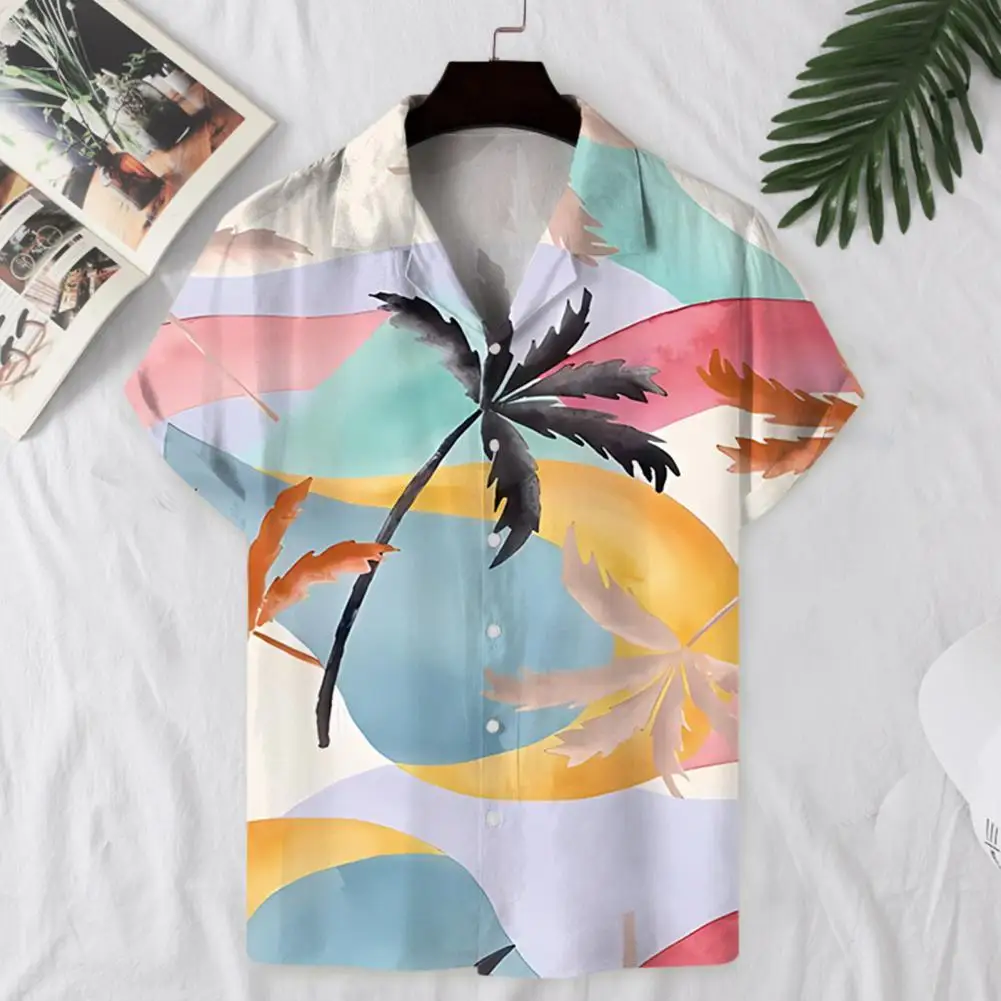 

Sweat-absorbent Dress-up 3D Print Pattern Men Summer Tees Shirt for Holiday