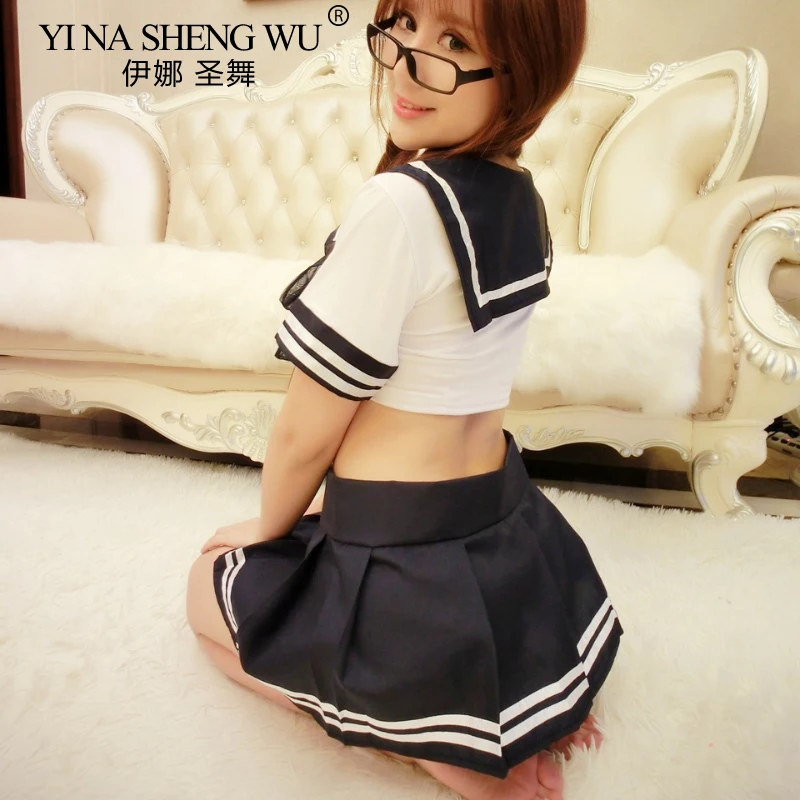 

Эротические костюмы для школьников, Женская эротическая одежда для косплея, костюмы для девочек, школьная форма, мини-юбки и короткие топы, Сексуальное белье