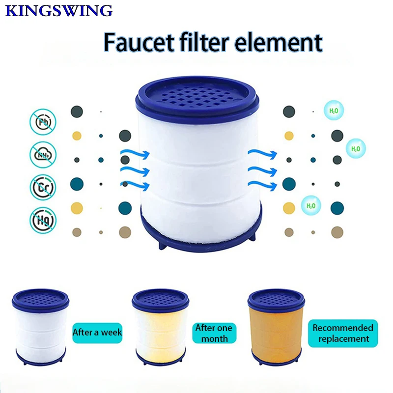 

12PCS Faucet Water Purifier Filter Element Shower PP Cotton Filter Element Shower Faucet Splash Filter Universal Tap Adapter